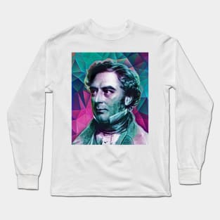 Robert Stephenson Portrait | Robert Stephenson Artwork 4 Long Sleeve T-Shirt